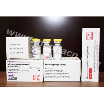 Medroxyprogesterone Inyección Suspensión 150mg &amp; Actd / Ctd Dossiers of Medroxyprogesterone